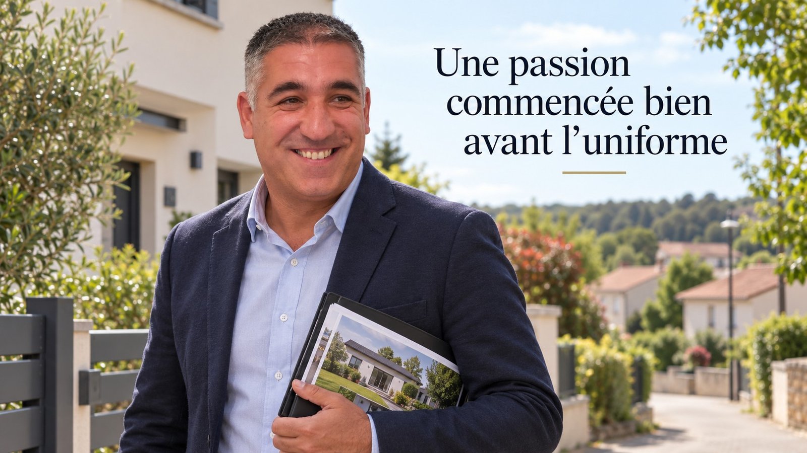 Tony Santos, une passion pour l'immobilier commencée bien avant l'uniforme