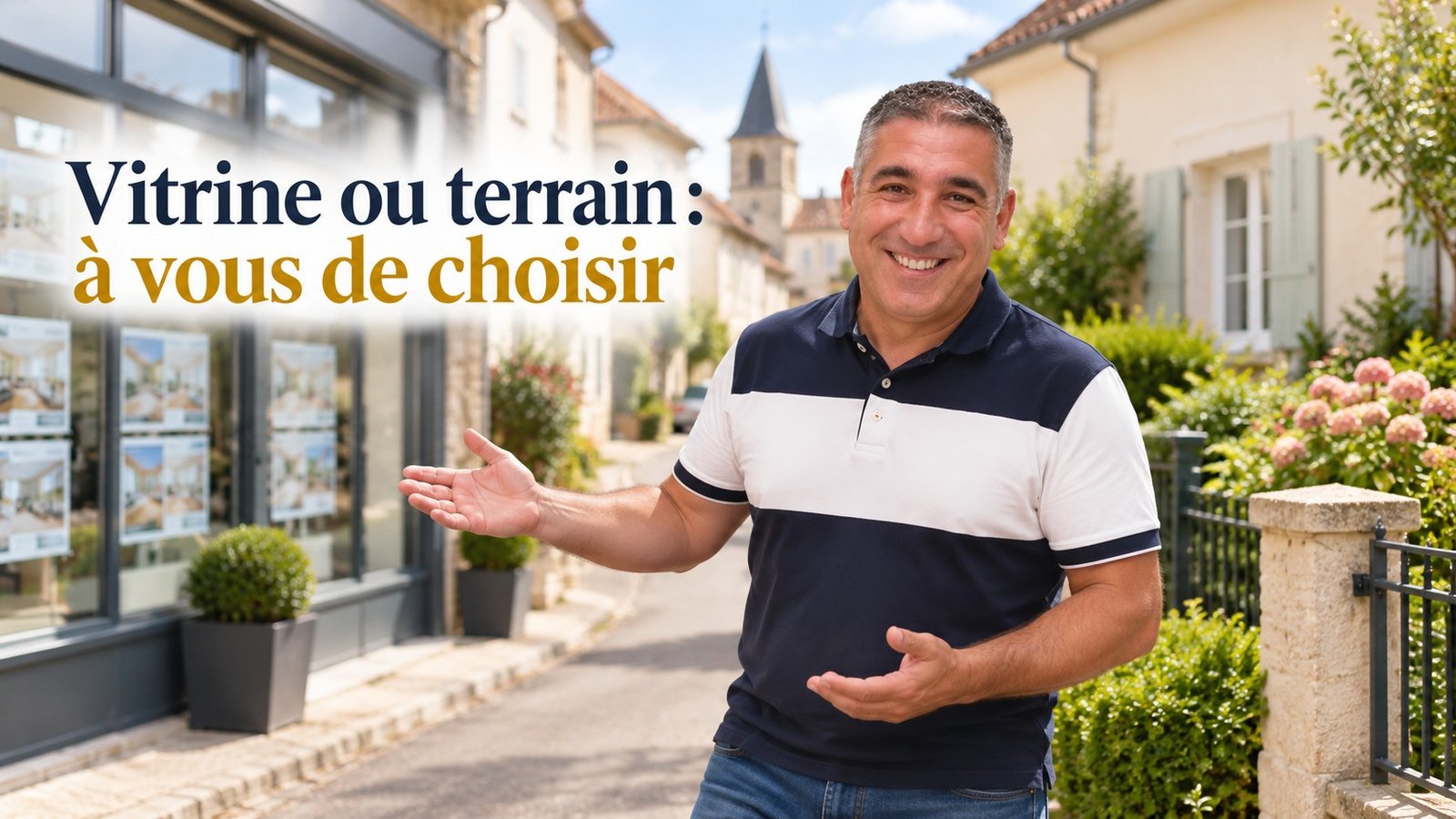 Tony Santos explique la différence entre agence immobilière et mandataire autour de Champenoux
