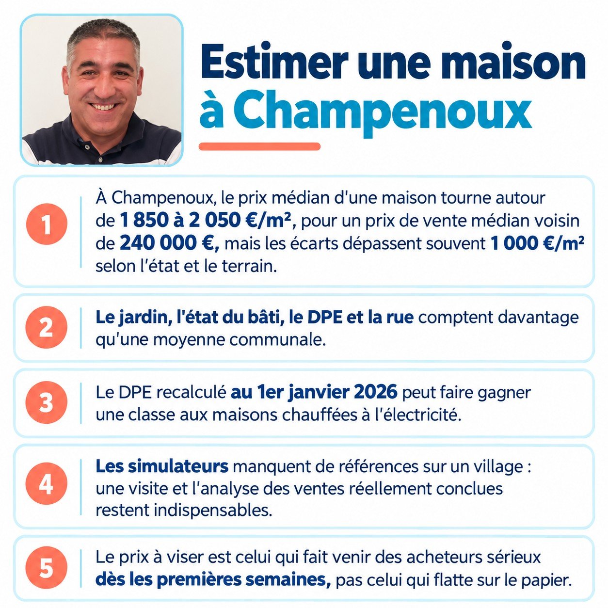 Infographie : les clés de l'estimation d'une maison à Champenoux