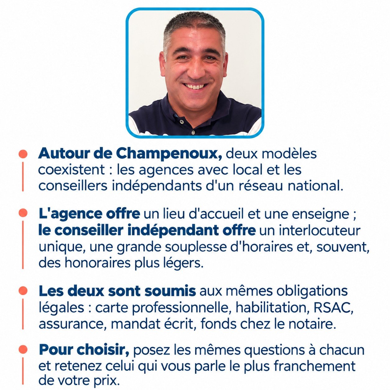 Infographie : agence immobilière ou mandataire, que choisir à Champenoux